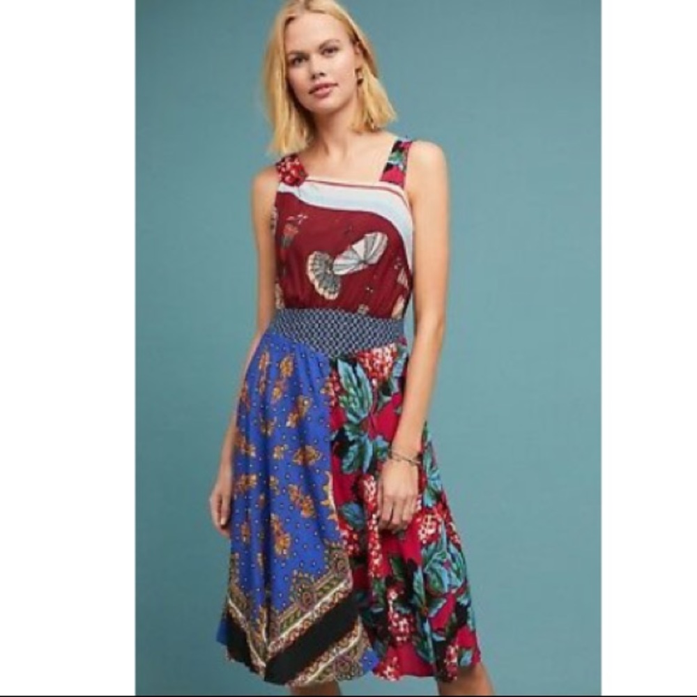 Anthropologie Dress. Mildred Asymmetrical